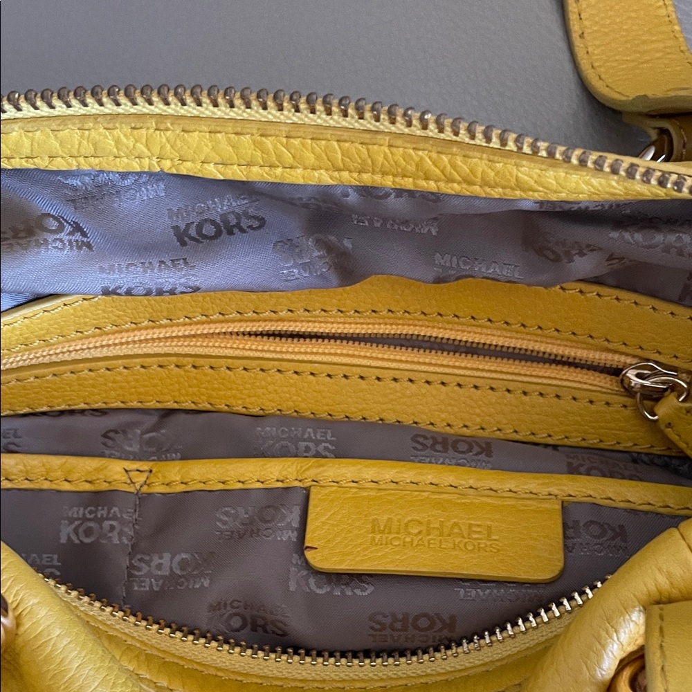 Michael Kors Vibrant Yellow Handbag - Picture 8 of 16